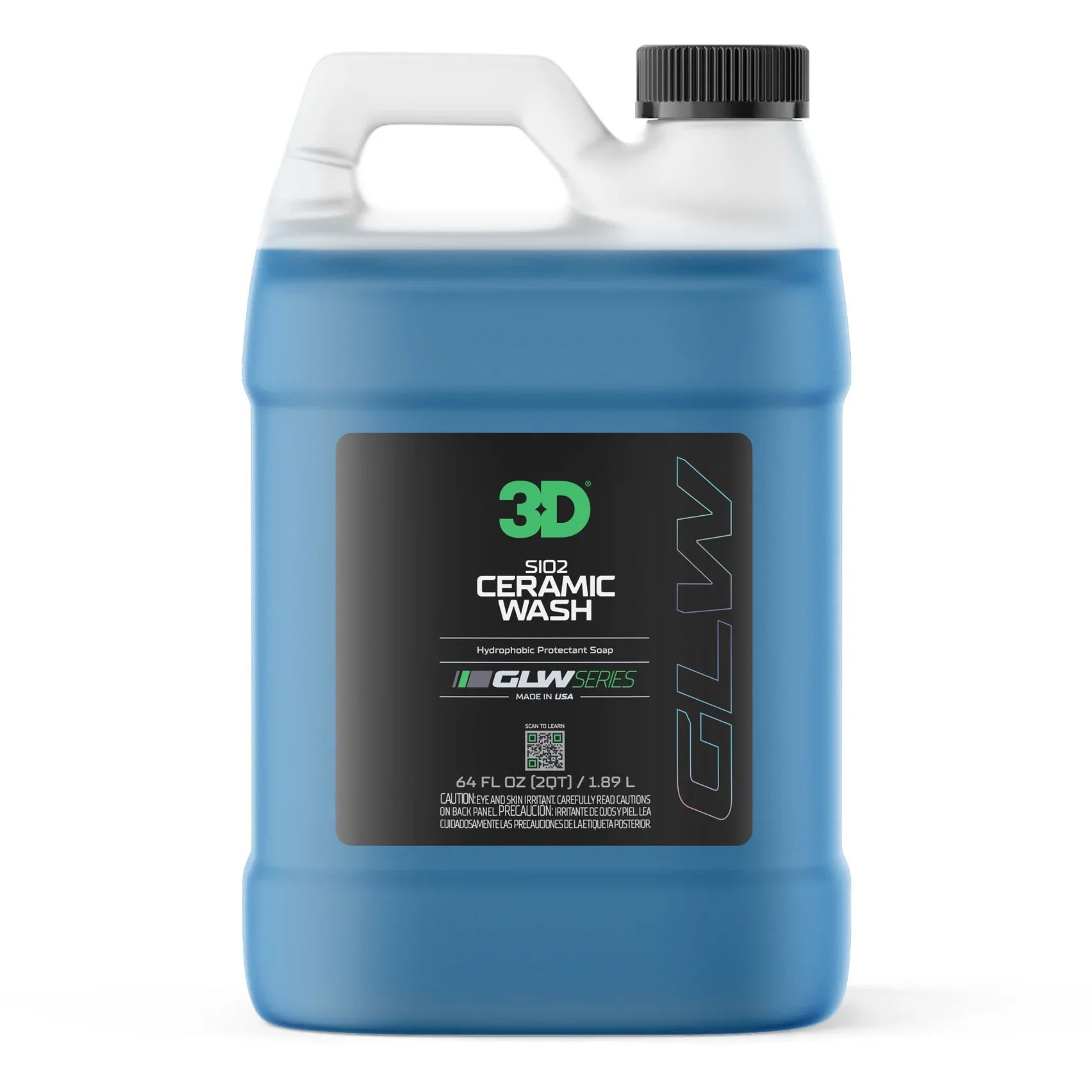 3D Car Care 3D GLW SIO2 CERAMIC WASH 64 OZ in use - professional detailing application