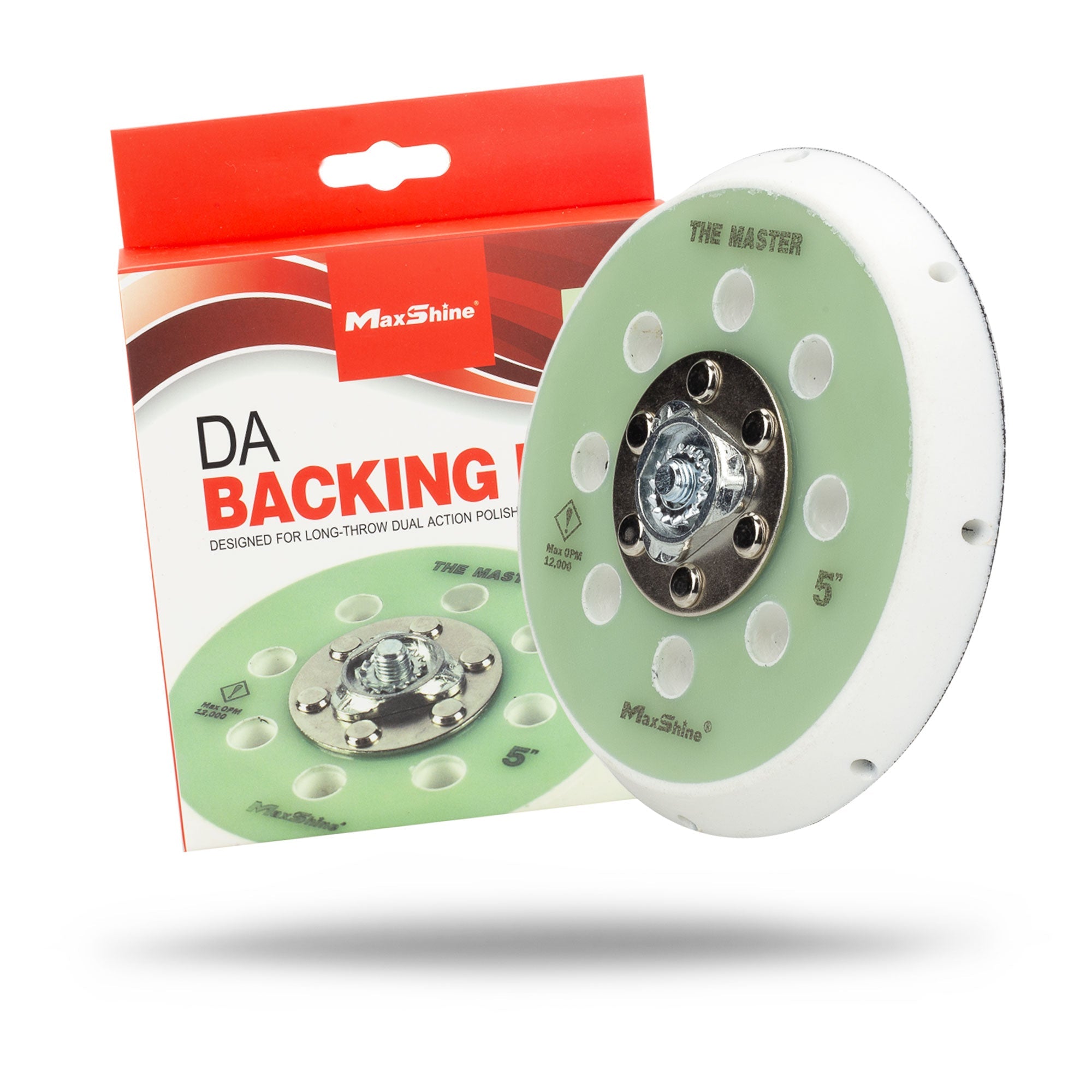 Maxshine 6 inch DA Backing Plates | Pro Series Dual Action Backing Plates - M15 Pro, M21 Pro in use - professional detailing application