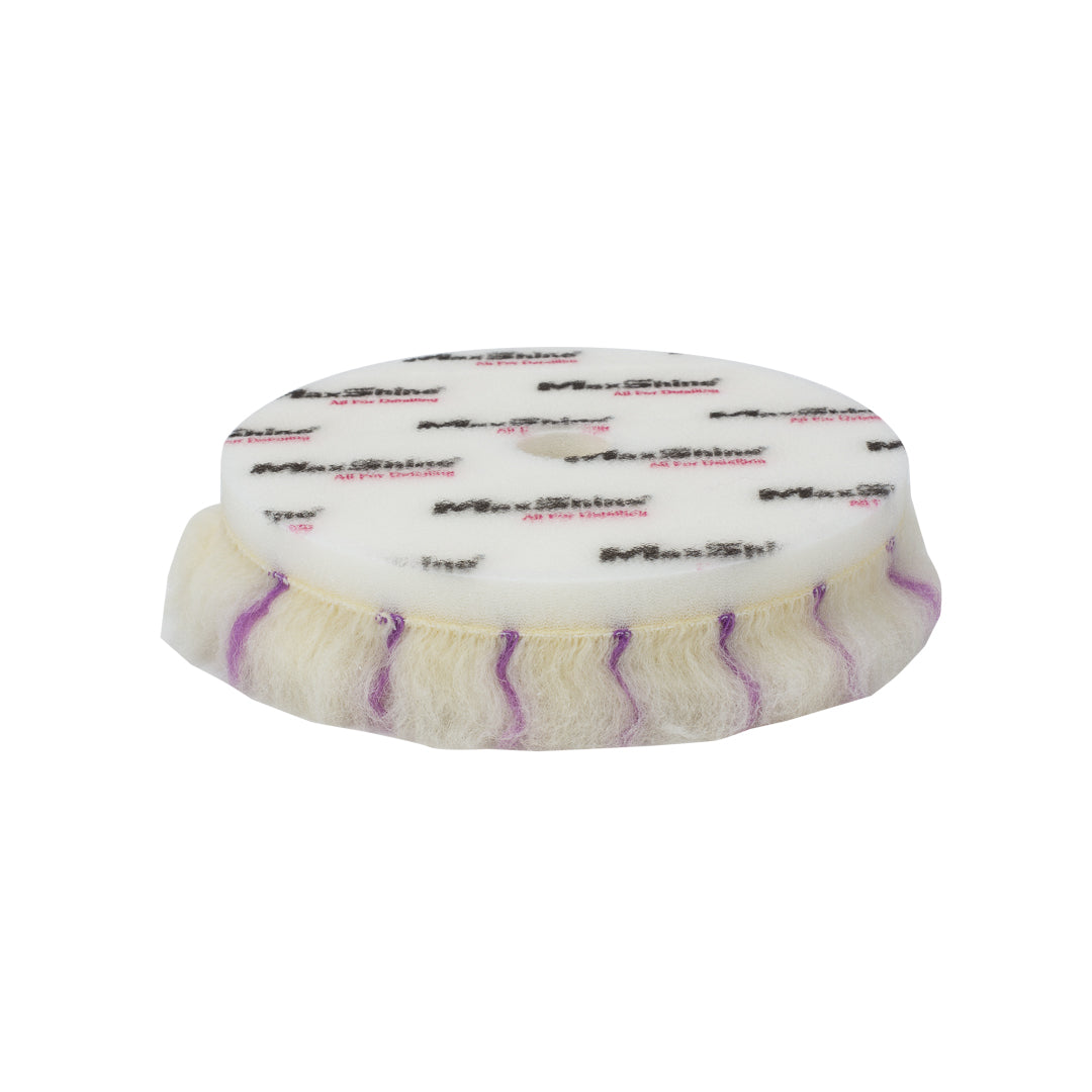 Wool Cut and Polish Pads Premium Wool with Foam Backed Cushioning Premium Wool Cut and Polish Pads combine the cutting power of natural sheepskin with the