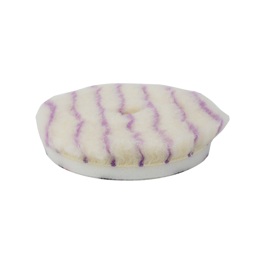 Wool Cut and Polish Pads Premium Wool with Foam Backed Cushioning Premium Wool Cut and Polish Pads combine the cutting power of natural sheepskin with the
