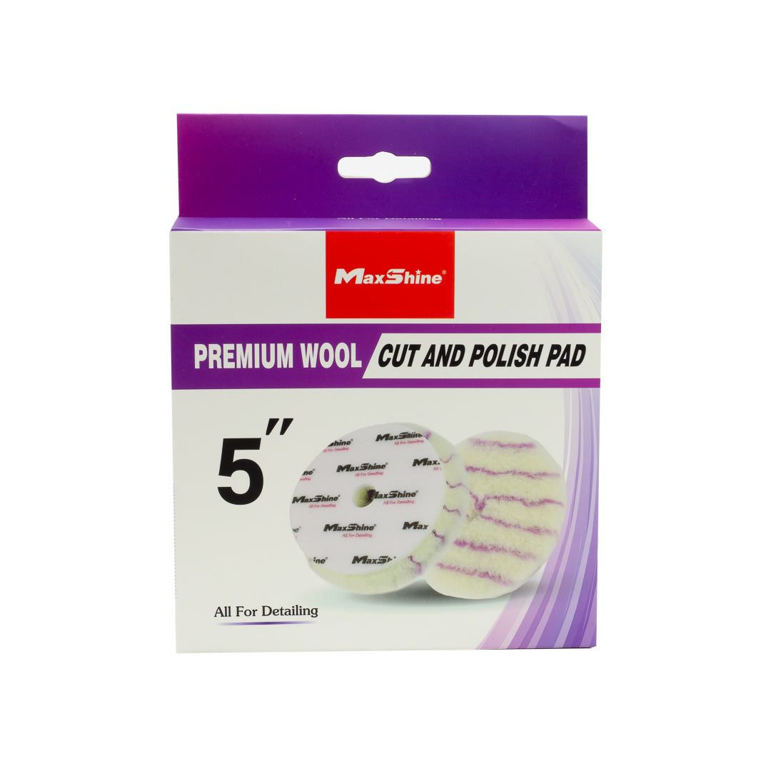 Wool Cut and Polish Pads Premium Wool with Foam Backed Cushioning Premium Wool Cut and Polish Pads combine the cutting power of natural sheepskin with the