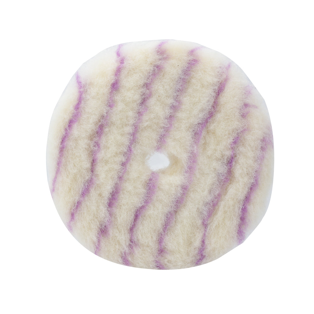 Wool Cut and Polish Pads Premium Wool with Foam Backed Cushioning Premium Wool Cut and Polish Pads combine the cutting power of natural sheepskin with the
