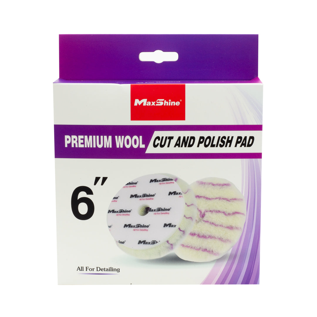 Wool Cut and Polish Pads Premium Wool with Foam Backed Cushioning Premium Wool Cut and Polish Pads combine the cutting power of natural sheepskin with the