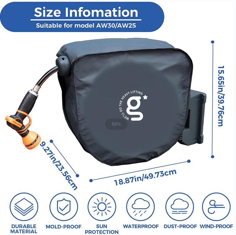Protect your Hose Reel and prolong its life. Exclusively for Giraffe Tools Retractable Garden Hose Reels.