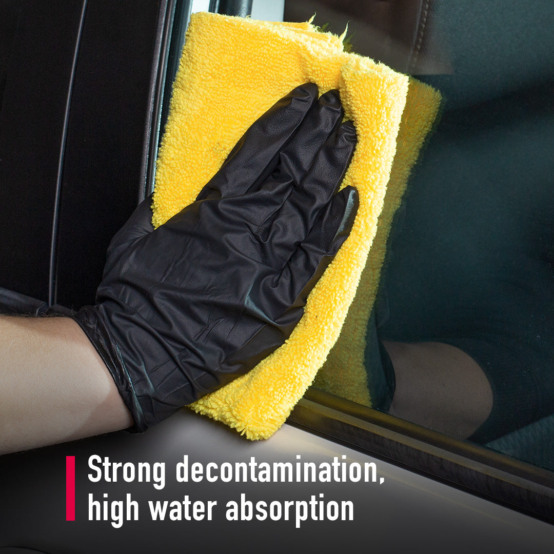 Micro fiber Towel Scratch-Free Removal of Compound and Polish More than a general purpose micro fiber towel, experience the ultimate in efficiency and ease
