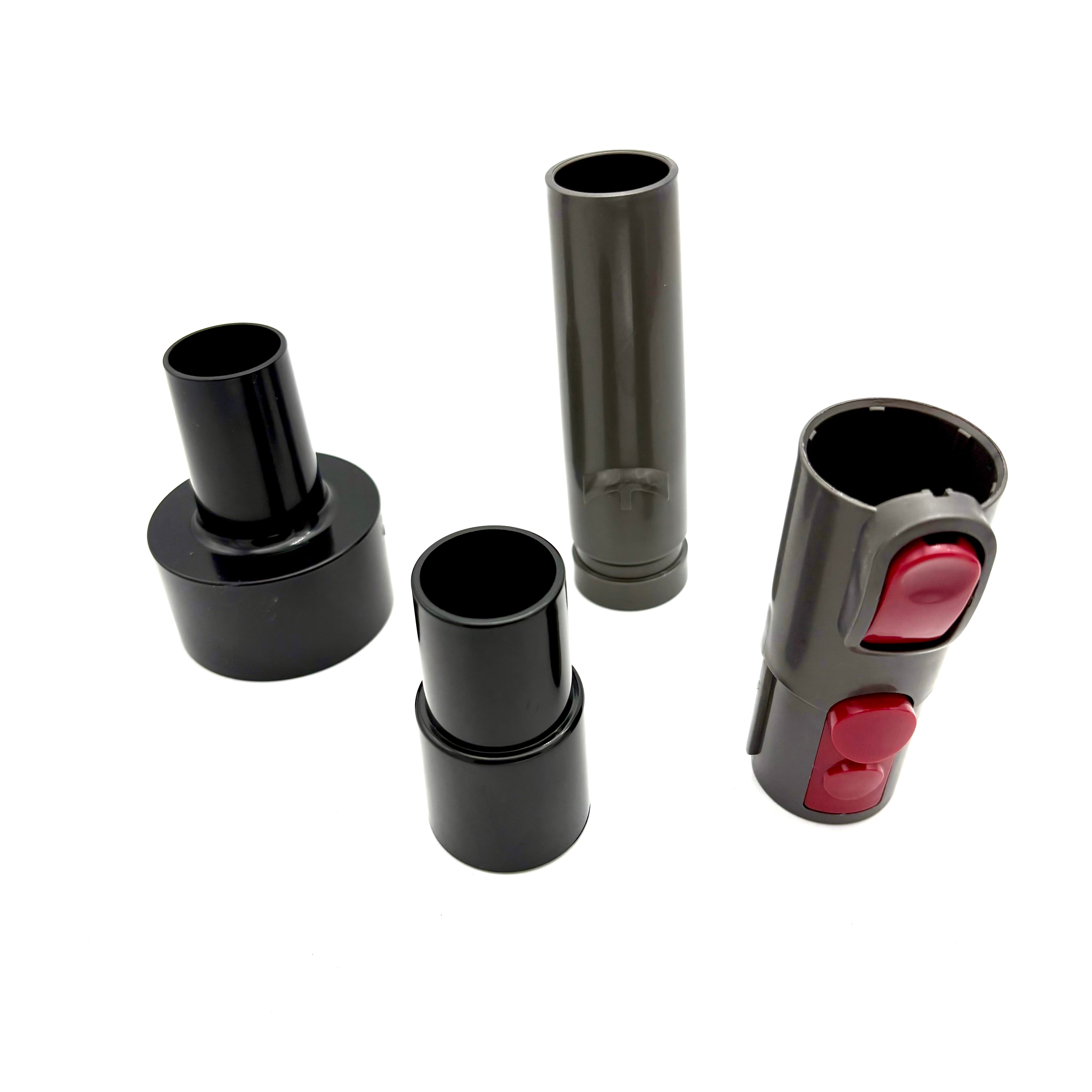 Make Your Fur Eel Fit Any Vacuum Switch between nearly 99% of vacuums—Dyson, Shark, Bissell, Miele, Shop-Vacs, and more—with this universal adapter kit. One