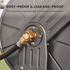 The hose reel cart has a heavy-duty steel construction and a unique hose guide, it is suitable for use in a variety of environments. The garden hose cart has