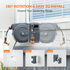 The auto-rewind system, hose locker, and 9-mode hose nozzle make the hose reel more convenient to use.