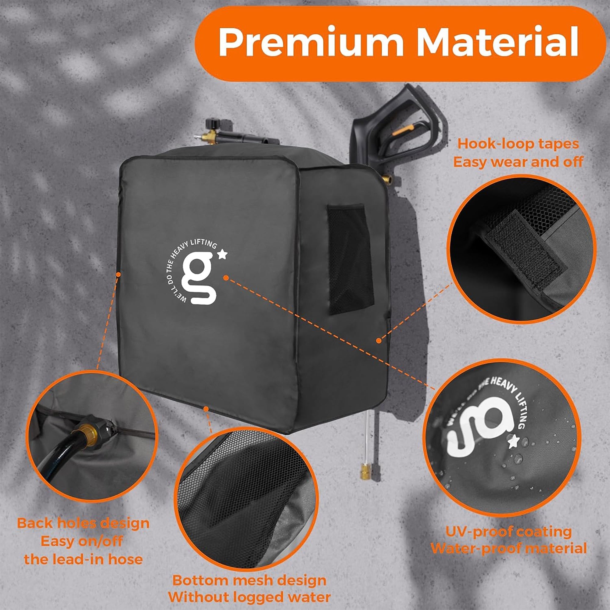 Protect your pressure washer and prolong its life. Exclusively for Giraffe Tools Grandfalls Pressure Washers.
