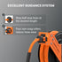 Giraffe Tools air compressor hose reel has a professional-grade all-steel construction, corrosion-resistant powder coat finish for long life and durability.