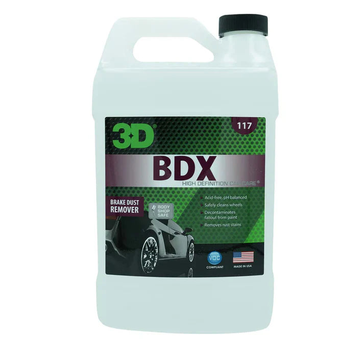 3D Car Care 3D BDX Iron Remover 1 GAL in use - professional detailing application