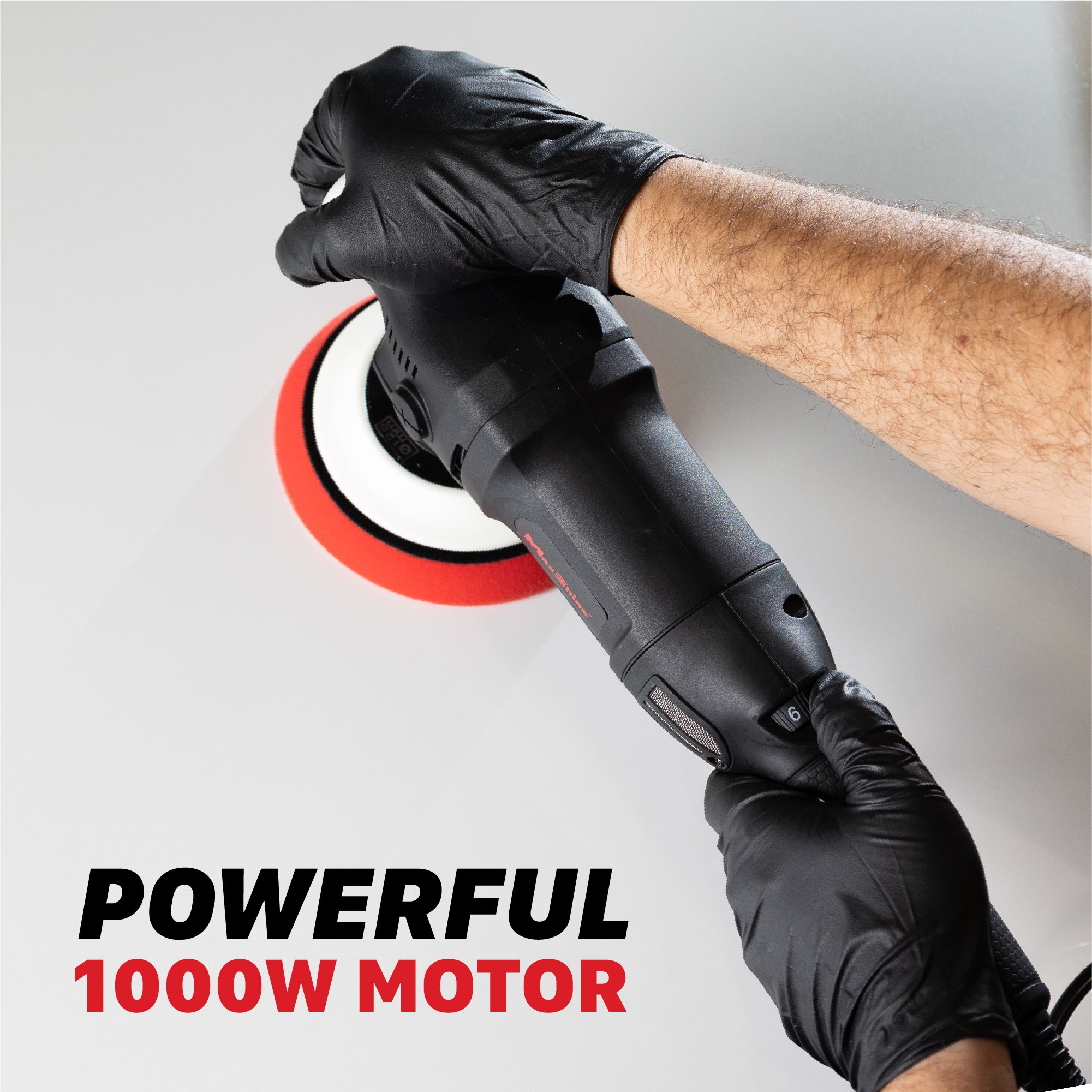 Maxshine Rotary Polisher Buffer | M1000 - 5in Plate, 1000W - detail shot 6