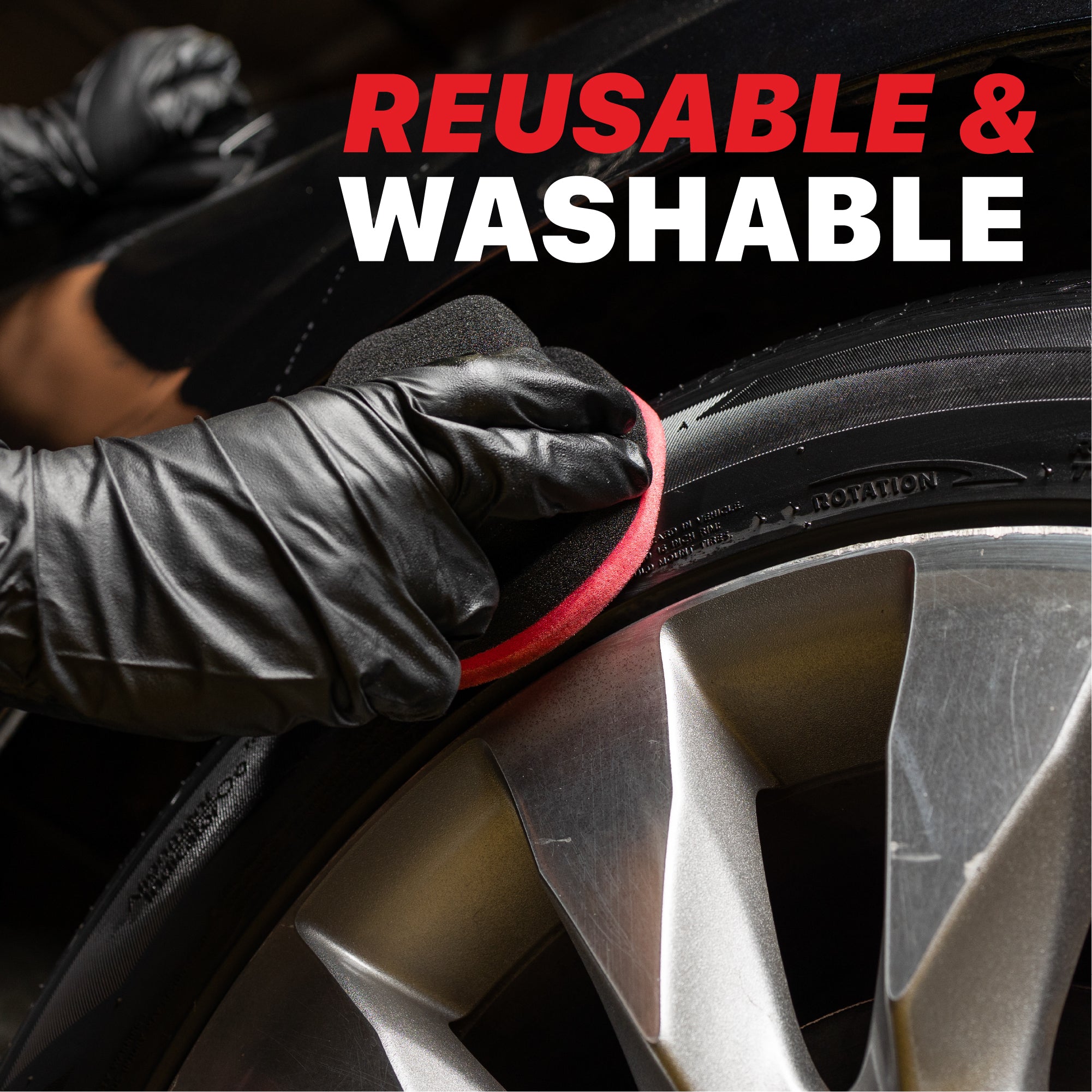 Maxshine Red Hex Grip Car Wax Foam Applicator