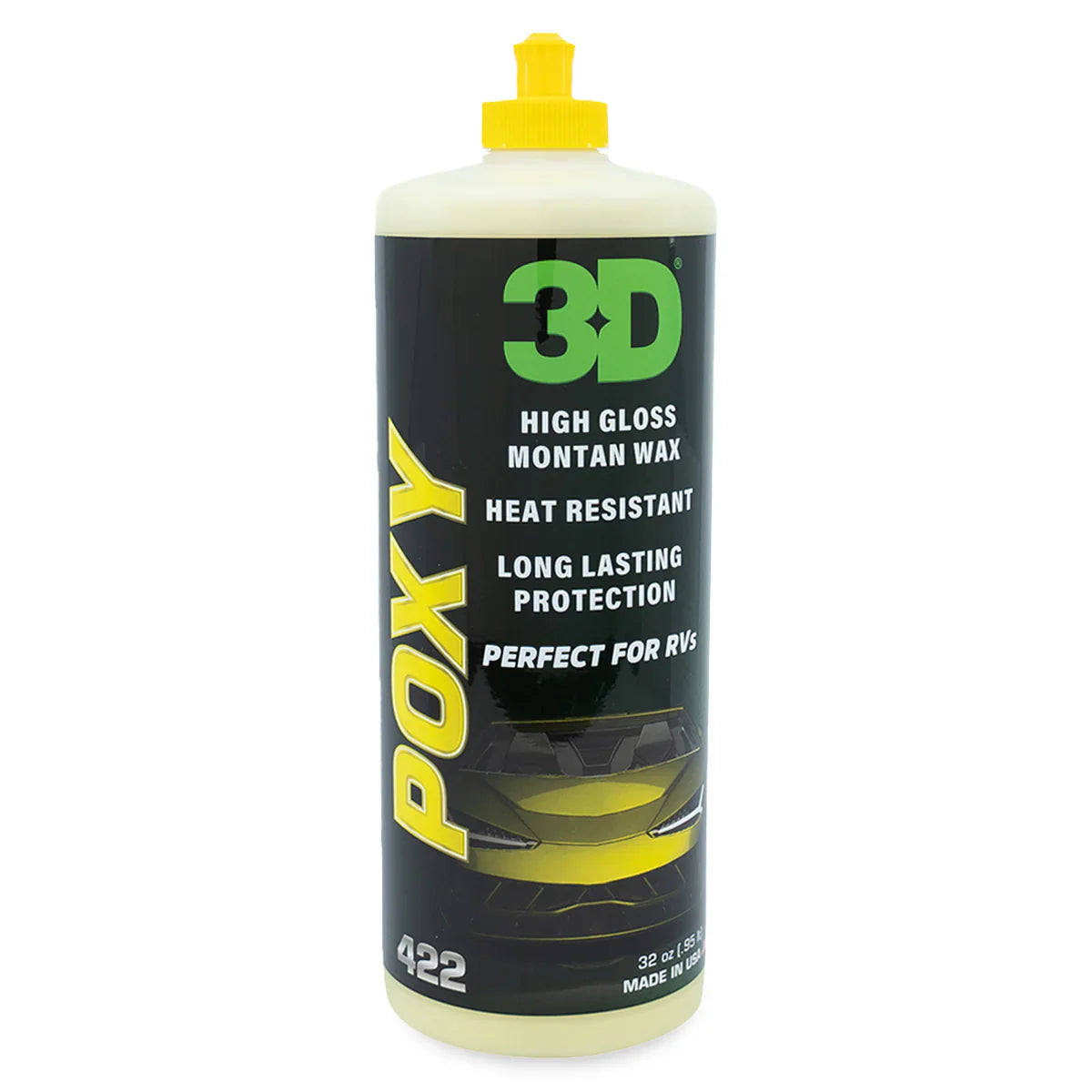 3D Car Care 3D POXY QUART in use - professional detailing application