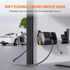 Giraffe Tools Retractable Vacuum Cleaner with 30ft hose. Wall-mounted design, wet & dry use, and auto retraction for effortless garage cleaning.