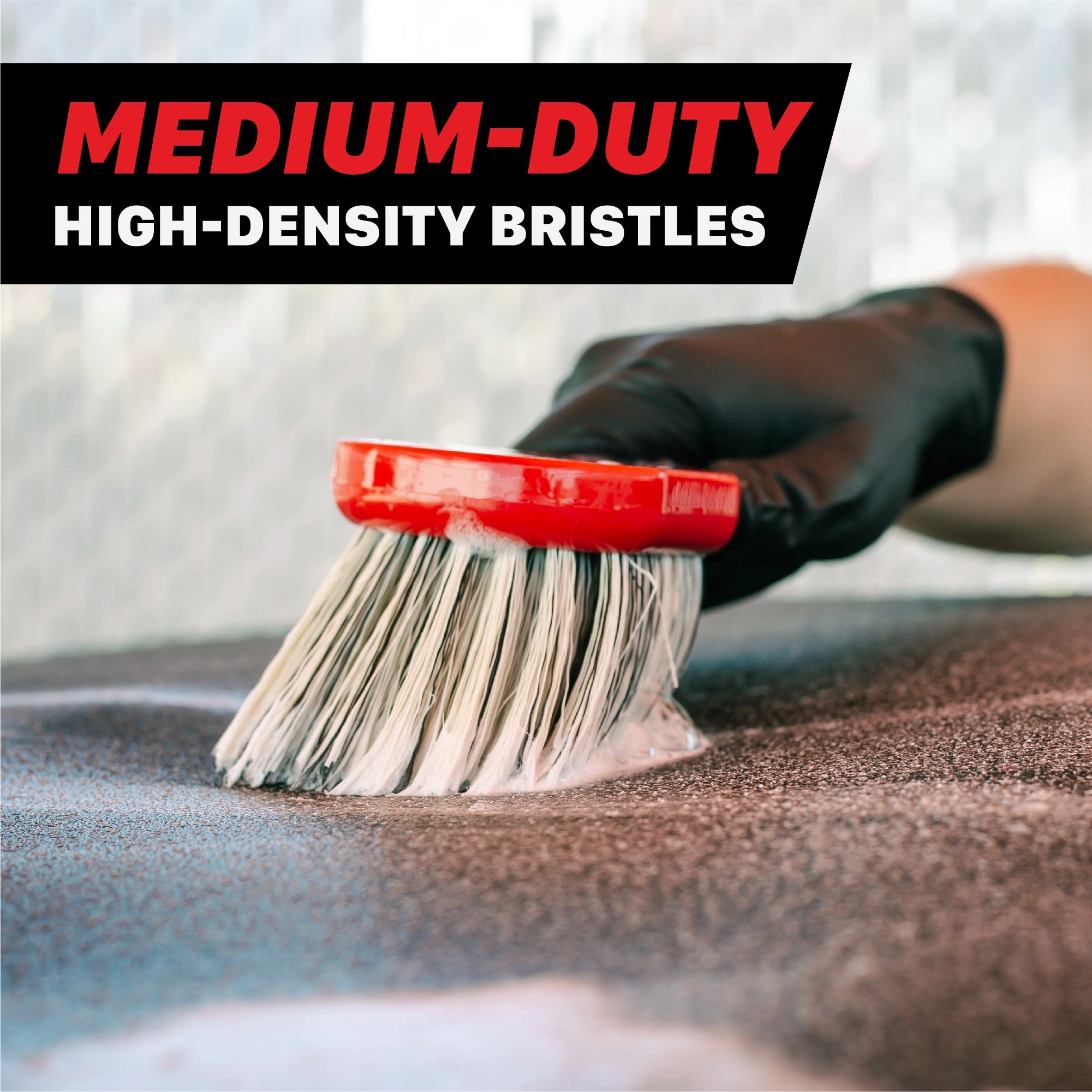 Brush For Car - Maxshine Medium-Duty Wheel & Body Brush The Brush For Car is more plush than its counterpart, the Deep Clean Brush, with softer and longer