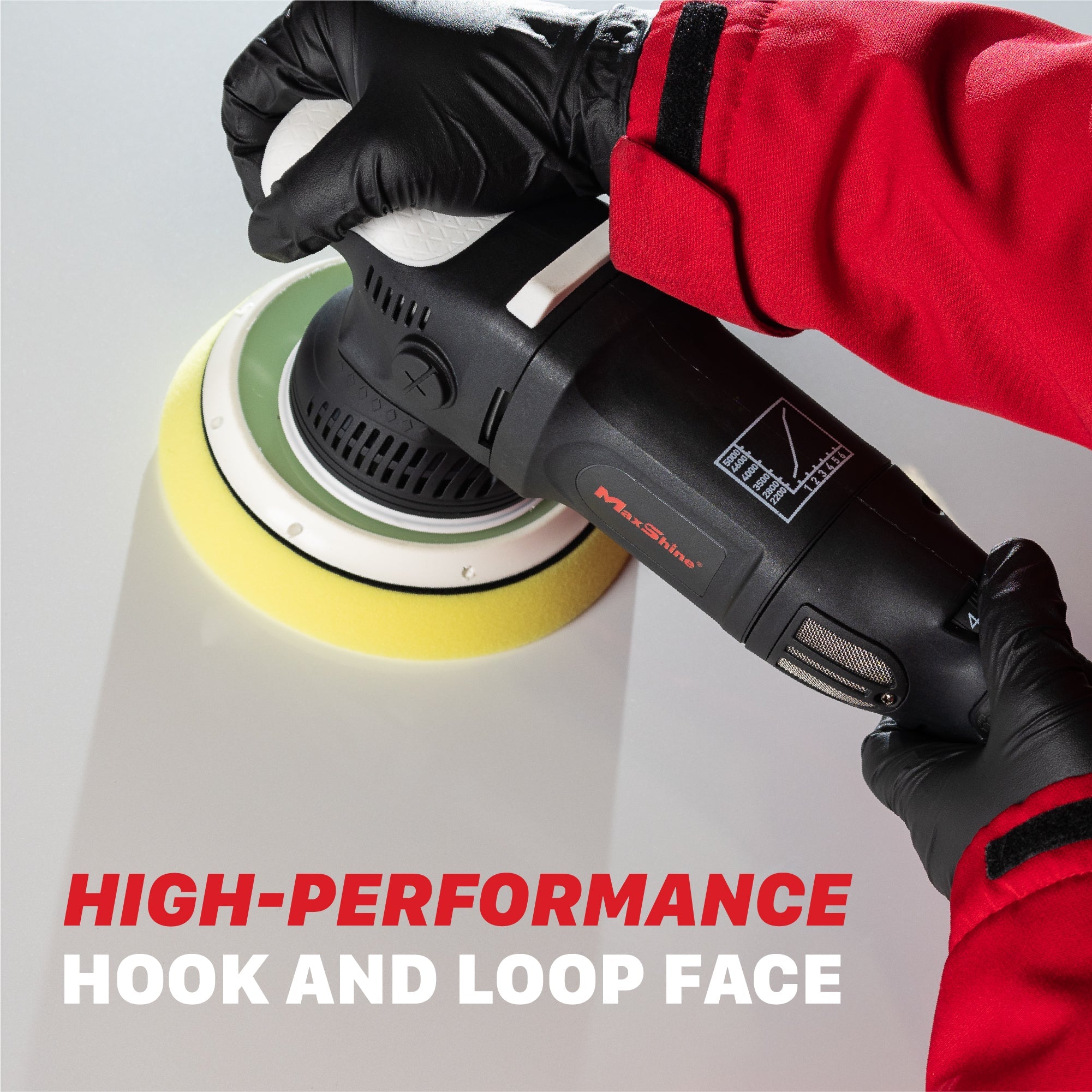 Maxshine 6 inch DA Backing Plates | Pro Series Dual Action Backing Plates - M15 Pro, M21 Pro - detail shot 8