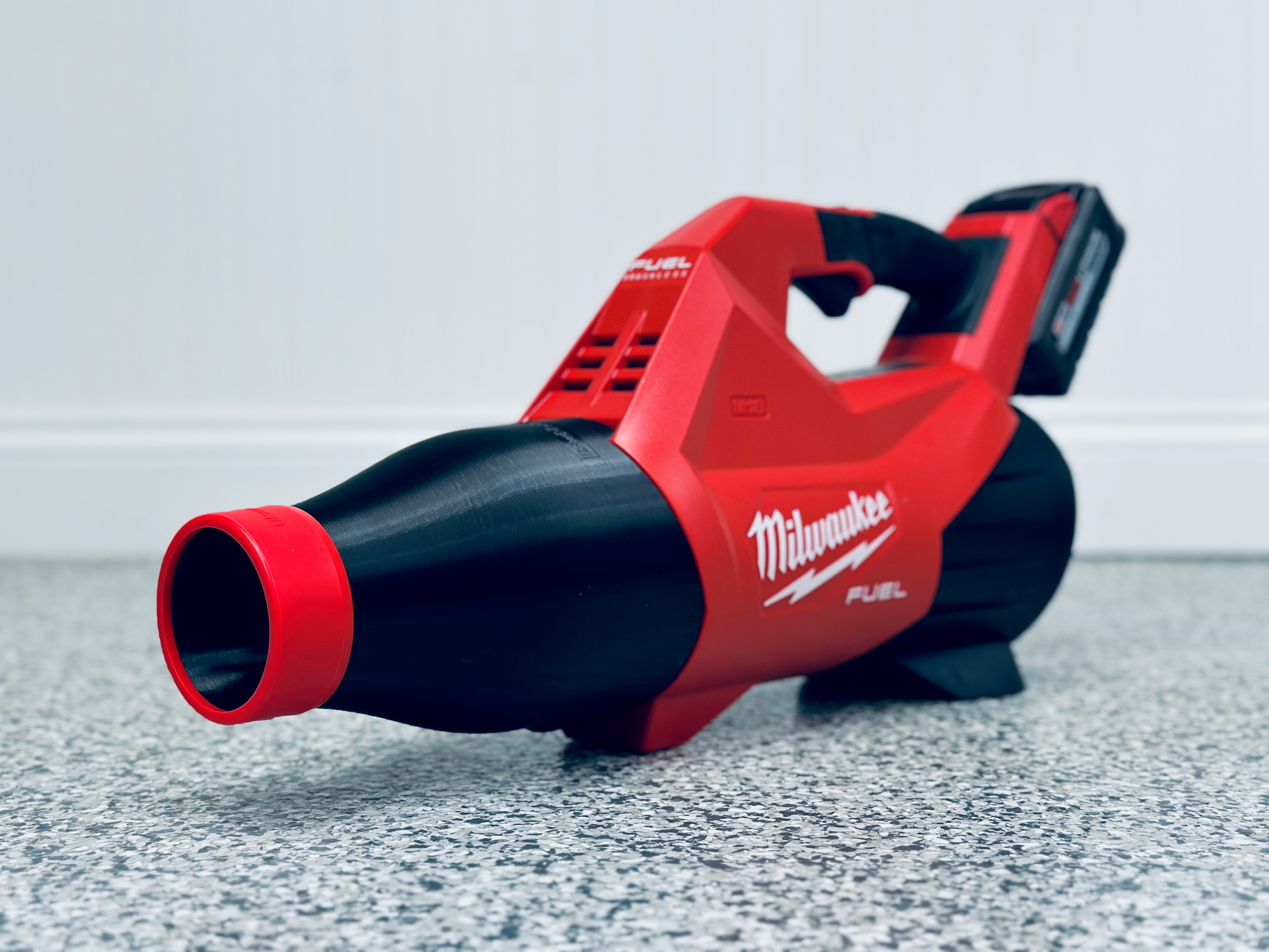 Stubby Nozzle Co. STUBBY® Car Drying Nozzle for Milwaukee M18 FUEL Gen III Single Battery Leaf Blower (3017-20) - car drying blower nozzle attachment