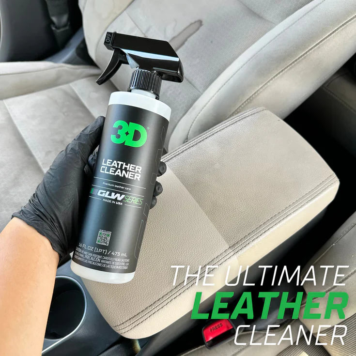 3D Car Care 3D GLW LEATHER CLEANER 64 OZ product closeup - auto detailing equipment