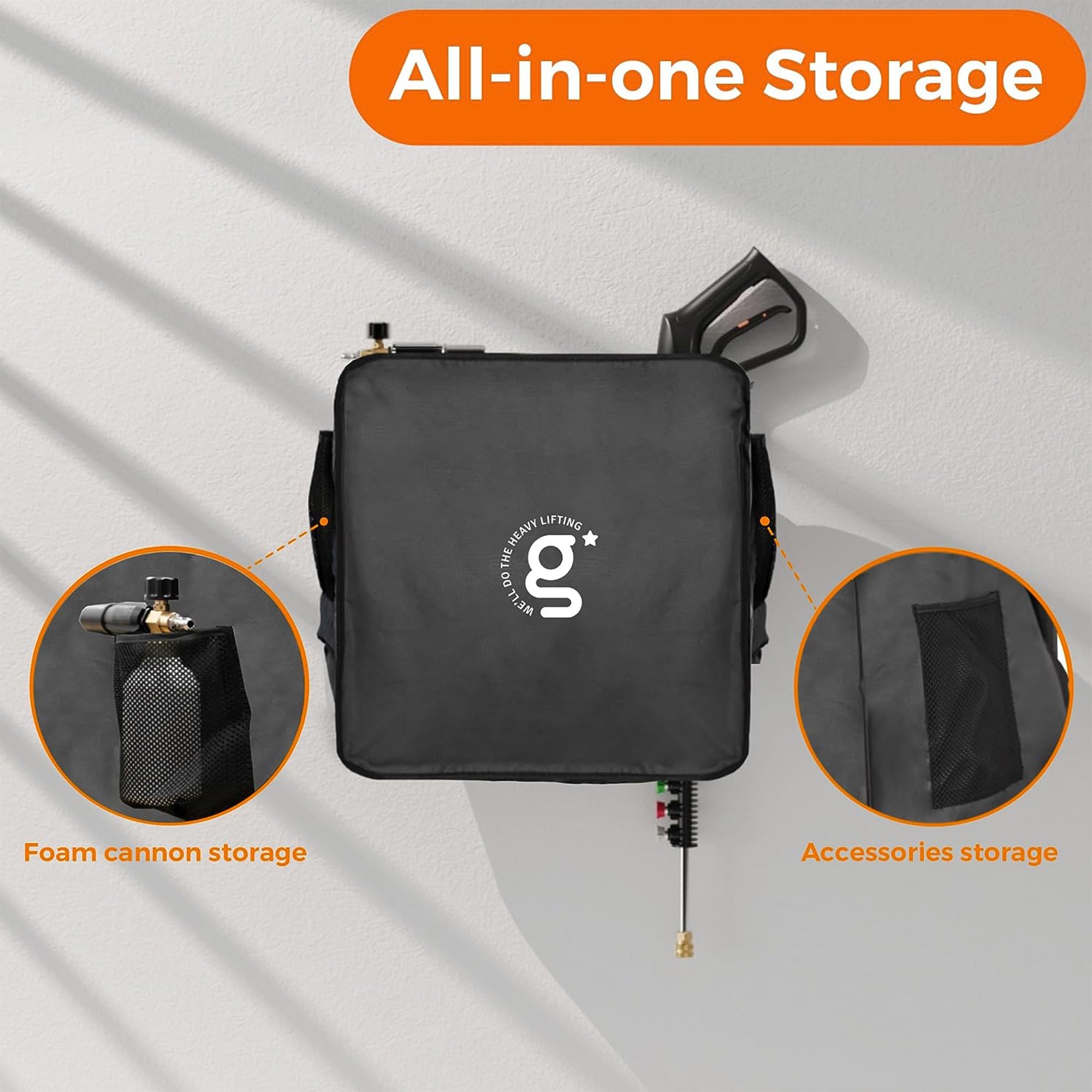 Protect your pressure washer and prolong its life. Exclusively for Giraffe Tools Grandfalls Pressure Washers.