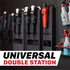 Polisher Holder Wall-Mounted Double Station This handy wall-mounted polisher holder stores two polishers conveniently, saving valuable workspace. Its sturdy