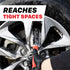 The Car Engine Brush | Bristles Cover 360° With 12-Inch Handle The car engine brush offers a unique solution to cleaning challenging, hard-to-reach areas by