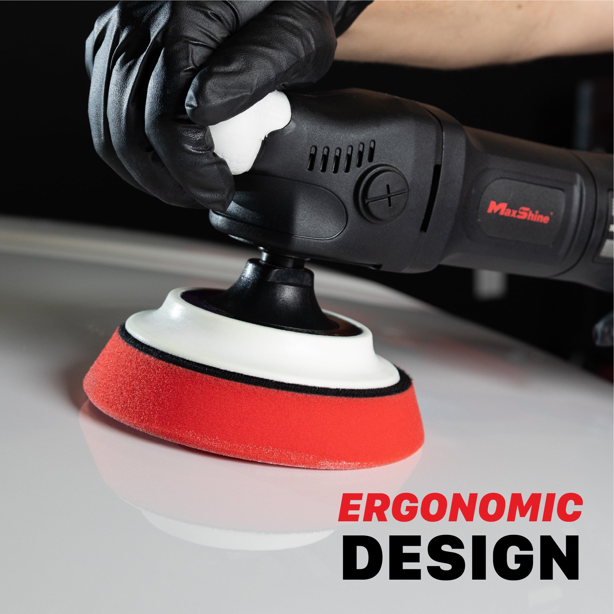 Maxshine Rotary Polisher Buffer | M1000 - 5in Plate, 1000W - detail shot 10