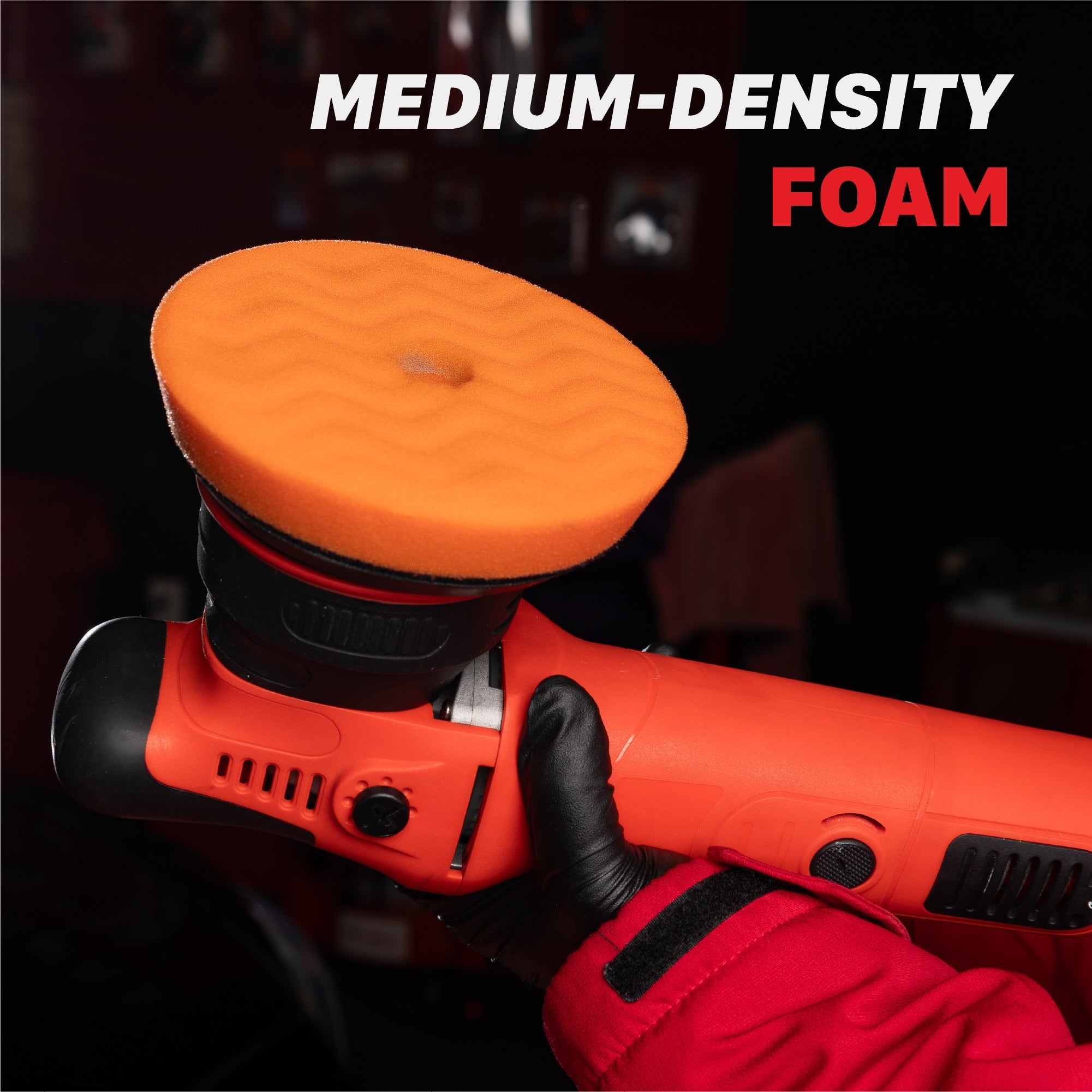 Foam Cutting Pad The foam cutting pad is the Maxshine 5" or 6" inch Orange AIO, which works as a one-step paint correction for cutting and polishing processes.