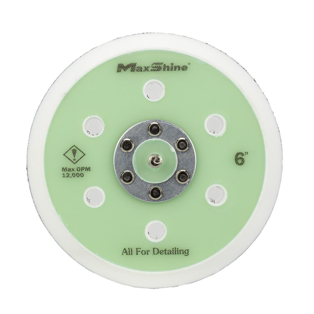 Dual Action Backing Plate, 5″/6″ | High-Speed DA Polishers, Supporting Up To 10,000 OPM The dual-action backing plate offers seamless contouring with