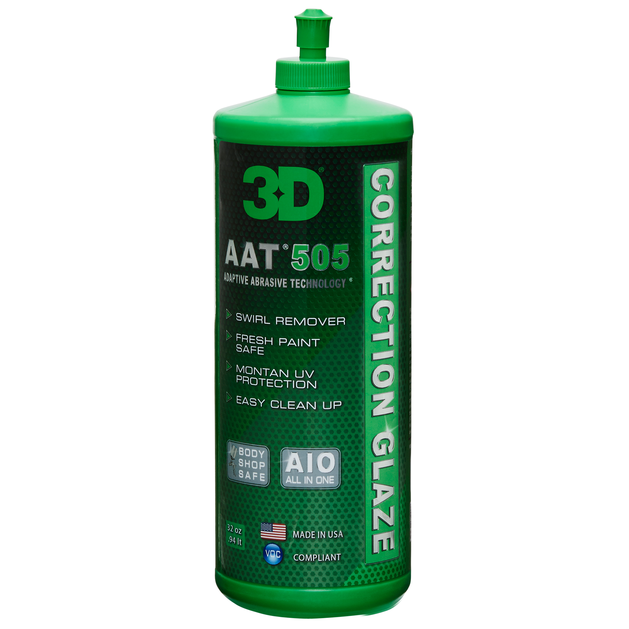 3D Car Care 3D 505 AAT CORRECTION GLAZE QUART in use - professional detailing application