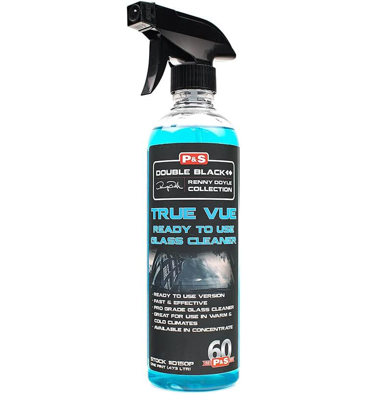 P&S Detailing Products P&S TRU VUE GLASS CLEANER PINT in use - professional detailing application