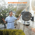 The auto-rewind system, hose locker and 9-mode nozzle make the hose reel more convenient to use.