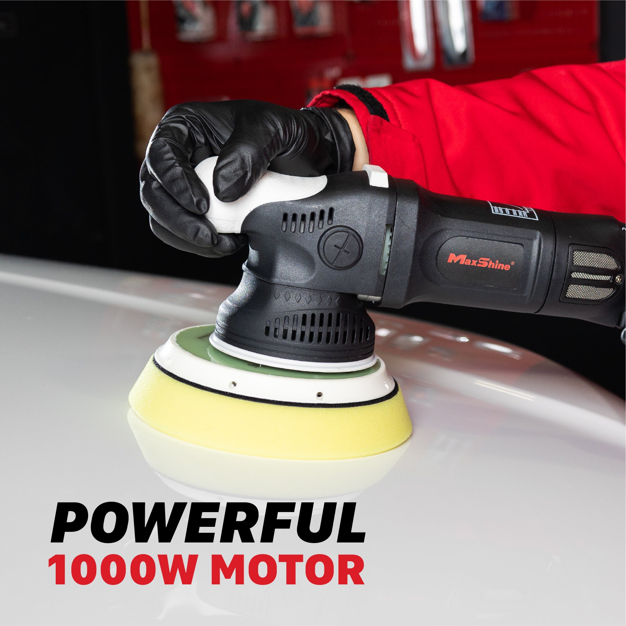 Maxshine Random Orbital Polisher | M21 Pro - 6in Plate, 21mm Throw, 1000W - detail shot 10