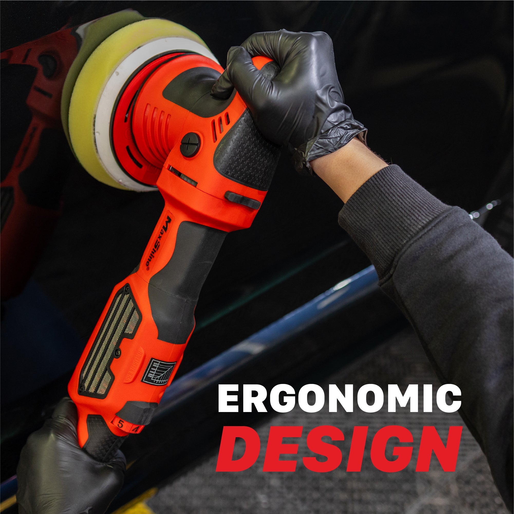 MB21 Pro 21mm Dual Action Brushless Car Polisher Engineered to outperform traditional carbon brush polishers, this high-performance brushless car polisher