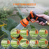 The auto-rewind system, hose locker, and 9-mode hose nozzle make the hose reel more convenient to use.