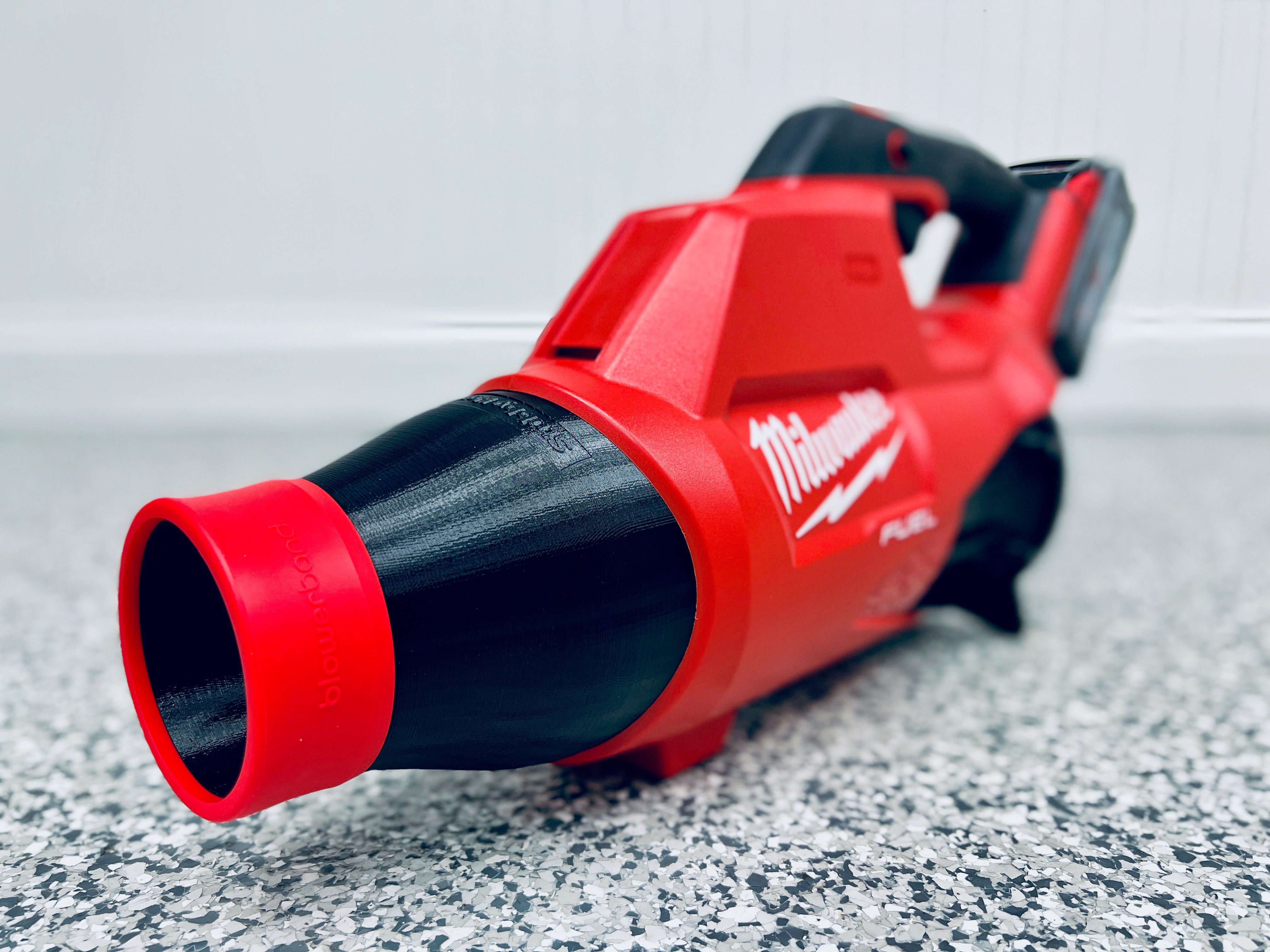 Stubby Nozzle Co. STUBBY® Car Drying Nozzle for Milwaukee M18 FUEL Gen I & II Single Battery Leaf Blowers (2724-20 & 2728-20) - car drying blower nozzle attachment