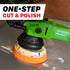 Foam Cutting Pad The foam cutting pad is the Maxshine 5" or 6" inch Orange AIO, which works as a one-step paint correction for cutting and polishing processes.
