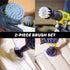 Fabric Drill Brush The fabric drill brush attaches to a drill machine. It boasts 100% polypropylene transparent bristles, combining sturdy and gentle fibers to
