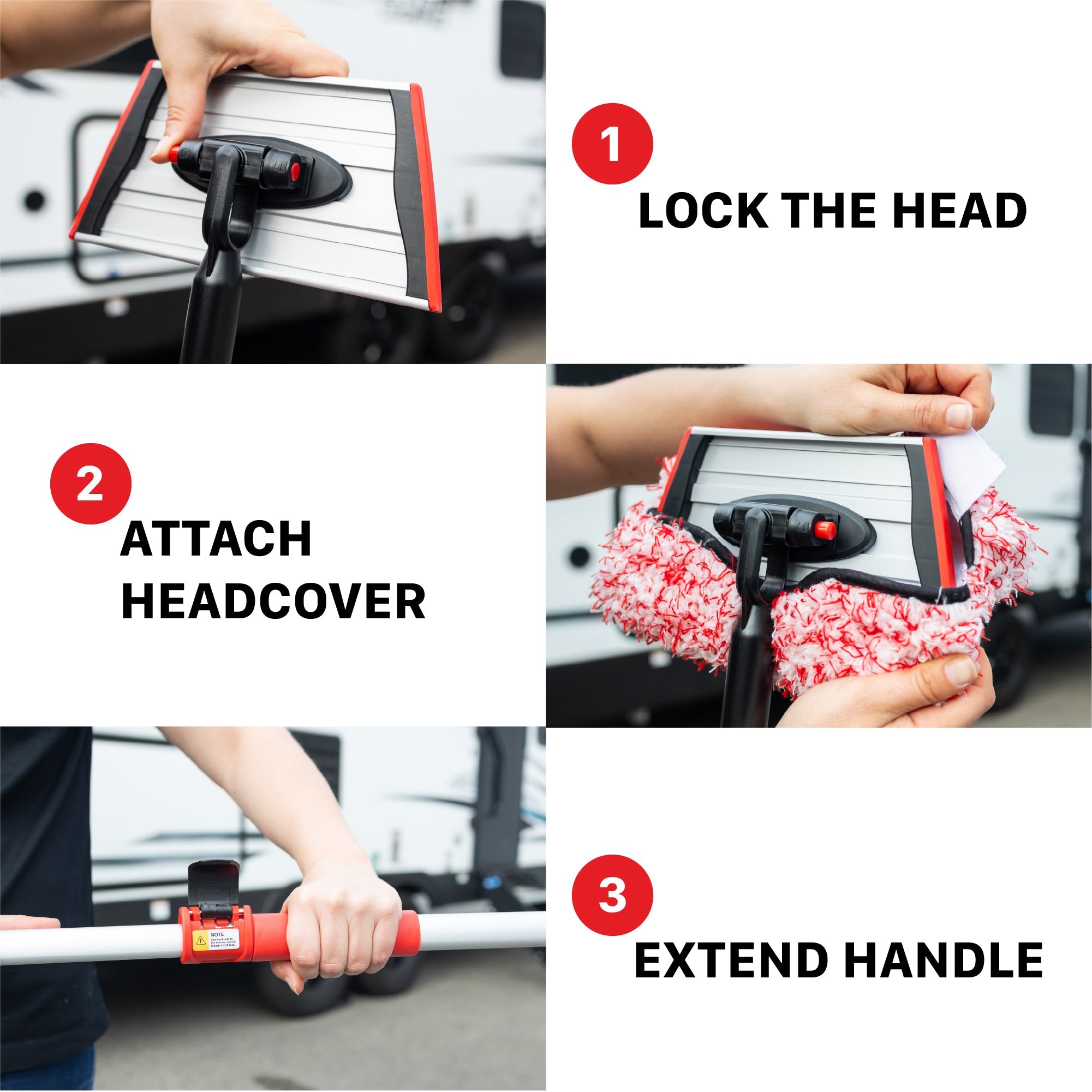 Car Wash Tool Extendable Wash Mitt for Large Vehicles Our premium car wash tool, the IncrediStick, is a telescopic car wash mop that conquers unreachable grime