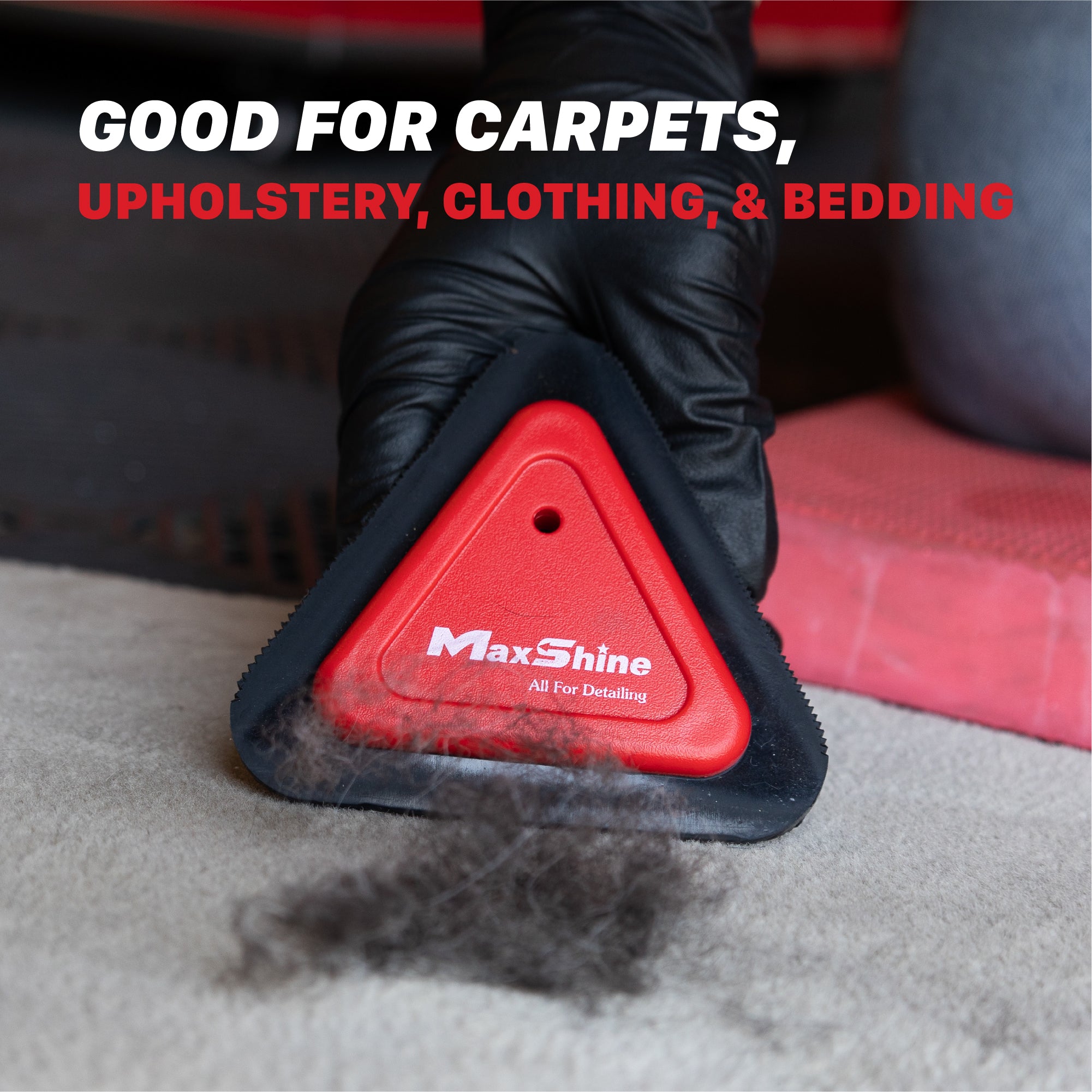 Pet Hair Remover Brush For Car - Hair Magnet Brush The pet hair removal brush for car carpets is easy to use and effective in cleaning even the most difficult