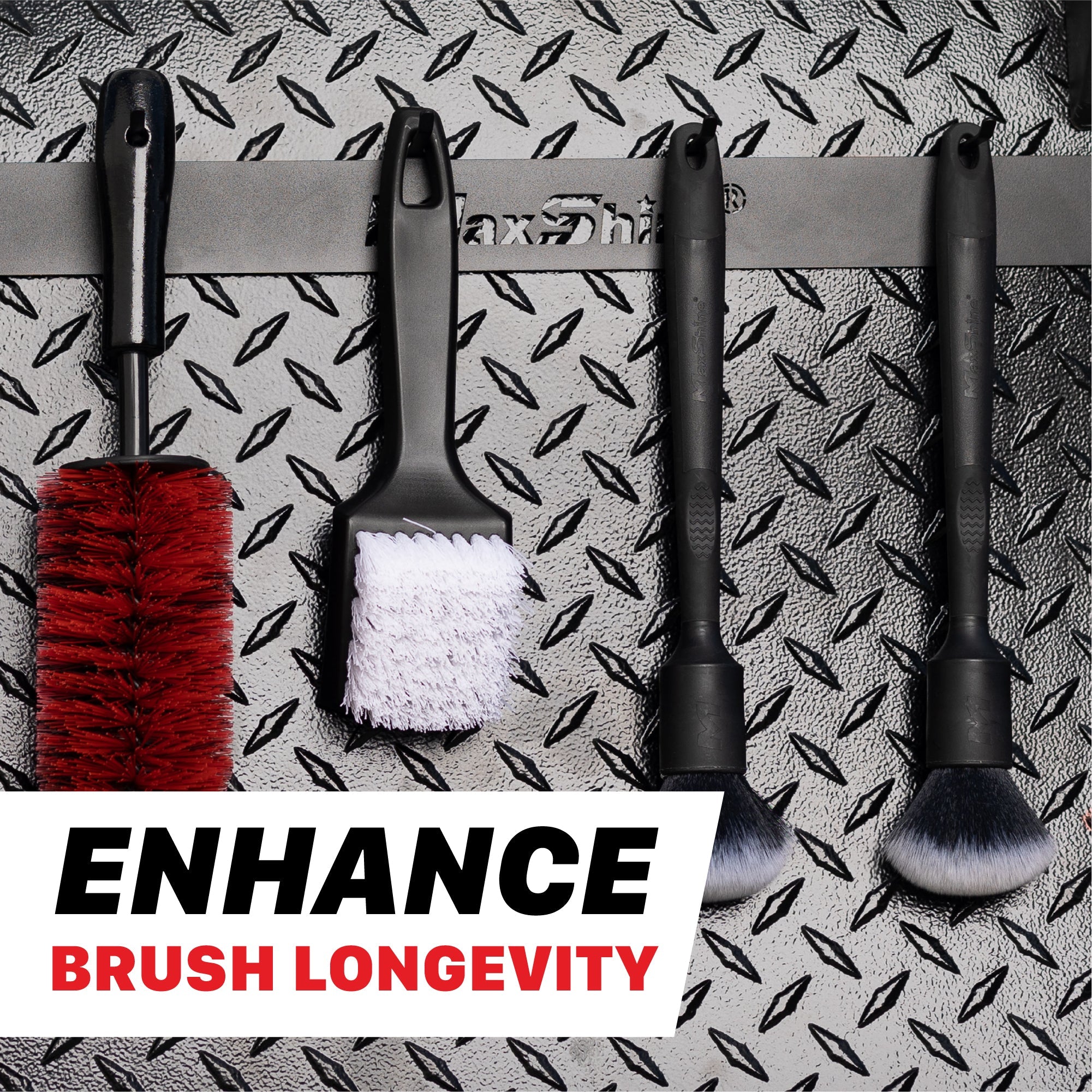 Wall Brush Holder | Detailing Brush Hanger Our wall brush holder is a sleek and durable solution crafted for your convenience. Hang up to six car detailing