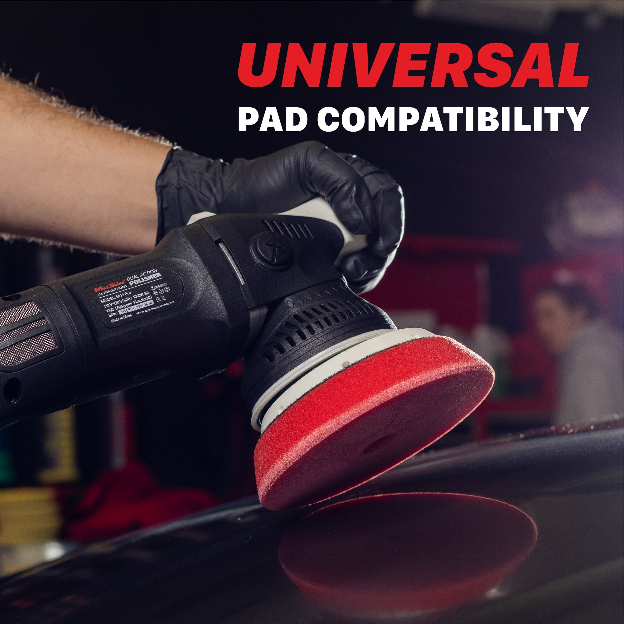 Car Polisher Buffer Superior Performance DA Polisher The M15 Pro dual action car polisher buffer is the flagship machine of MaxShine. Its optimized orbit range