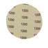 The 6" Sanding Paper Discs The sanding paper discs include 6-inch discs with fine grit ranging from 1200, 1500, 2000, and 3000 grits, working perfectly on