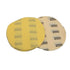 The 6" Sanding Paper Discs The sanding paper discs include 6-inch discs with fine grit ranging from 1200, 1500, 2000, and 3000 grits, working perfectly on