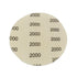 The 6" Sanding Paper Discs The sanding paper discs include 6-inch discs with fine grit ranging from 1200, 1500, 2000, and 3000 grits, working perfectly on