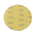 The 6" Sanding Paper Discs The sanding paper discs include 6-inch discs with fine grit ranging from 1200, 1500, 2000, and 3000 grits, working perfectly on