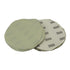 The 6" Sanding Paper Discs The sanding paper discs include 6-inch discs with fine grit ranging from 1200, 1500, 2000, and 3000 grits, working perfectly on