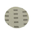 The 6" Sanding Paper Discs The sanding paper discs include 6-inch discs with fine grit ranging from 1200, 1500, 2000, and 3000 grits, working perfectly on