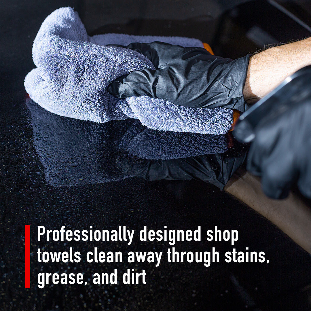 Maxshine Microfiber Cleaning | 600GSM Plush Microfiber Buffing Towel - detail shot 20