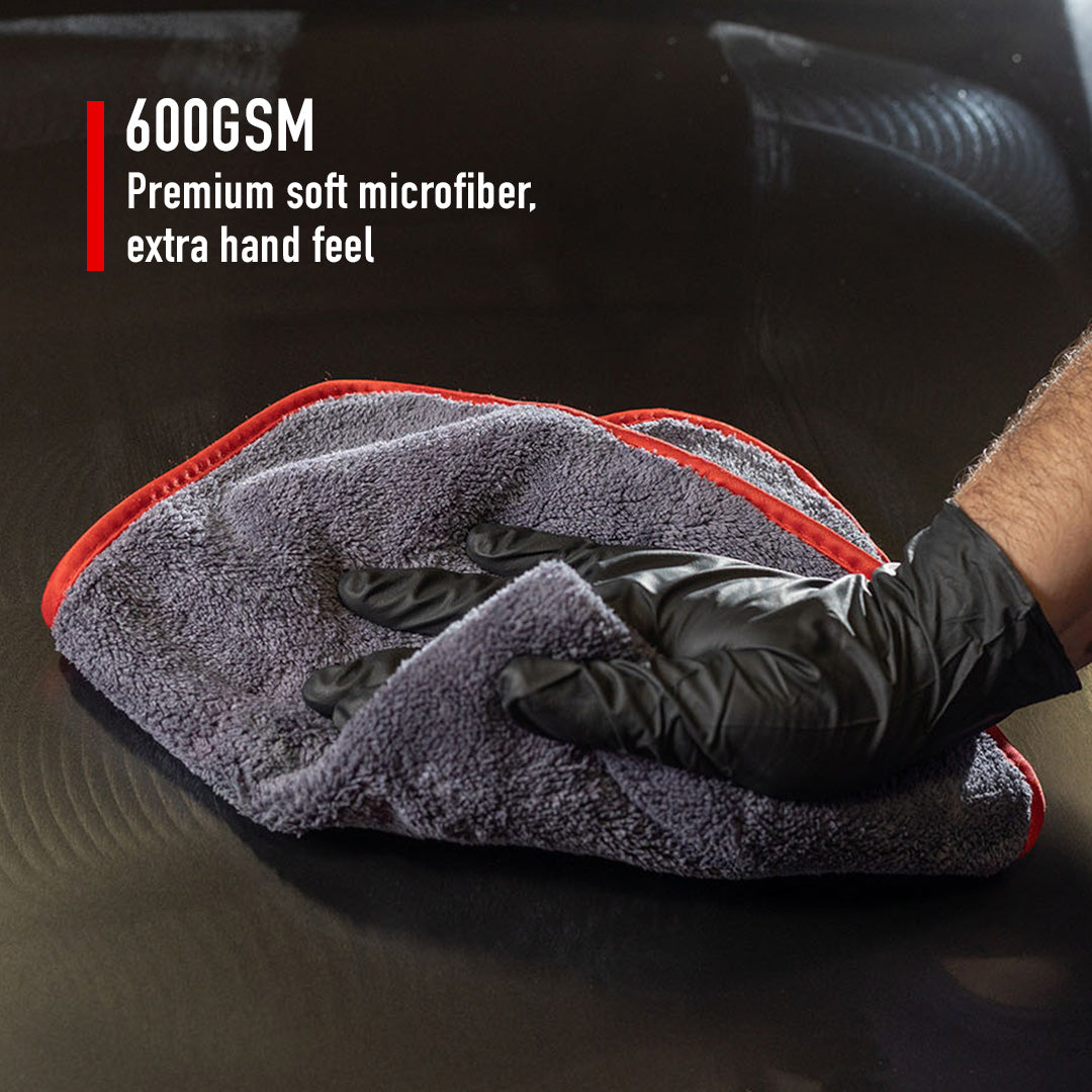 Maxshine Microfiber Cleaning | 600GSM Plush Microfiber Buffing Towel - detail shot 22
